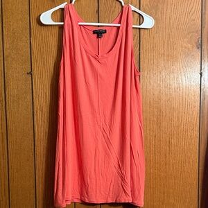 Lane Bryant Coral Swing Sleeveless Tank Top